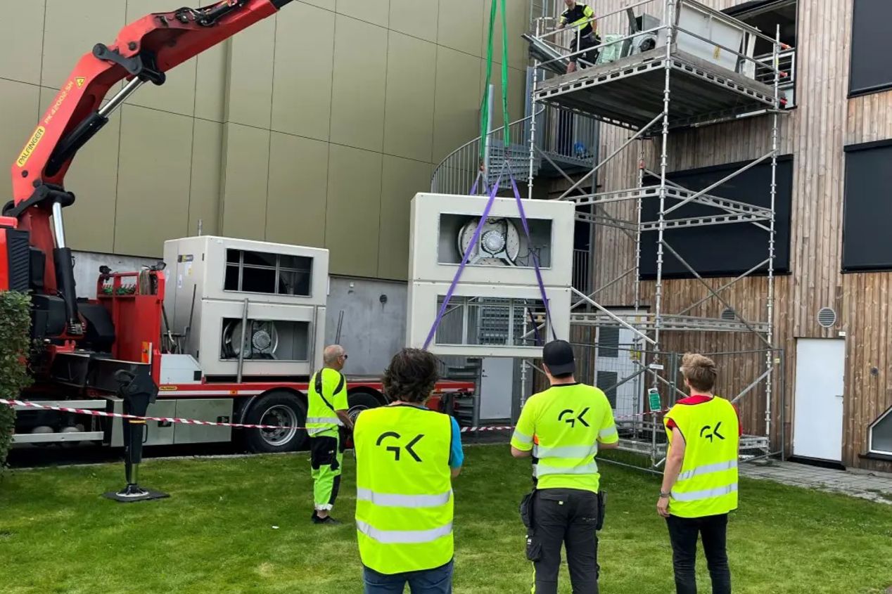 Installasjon av aggregat